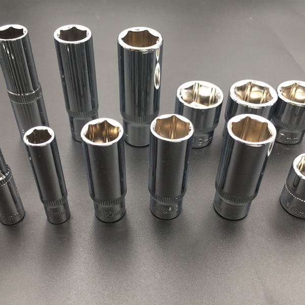 Factory 1/4 6.3mm small 3/8 Zhongfei 10MM series hexagonal sleeve extension source product Specification drawing