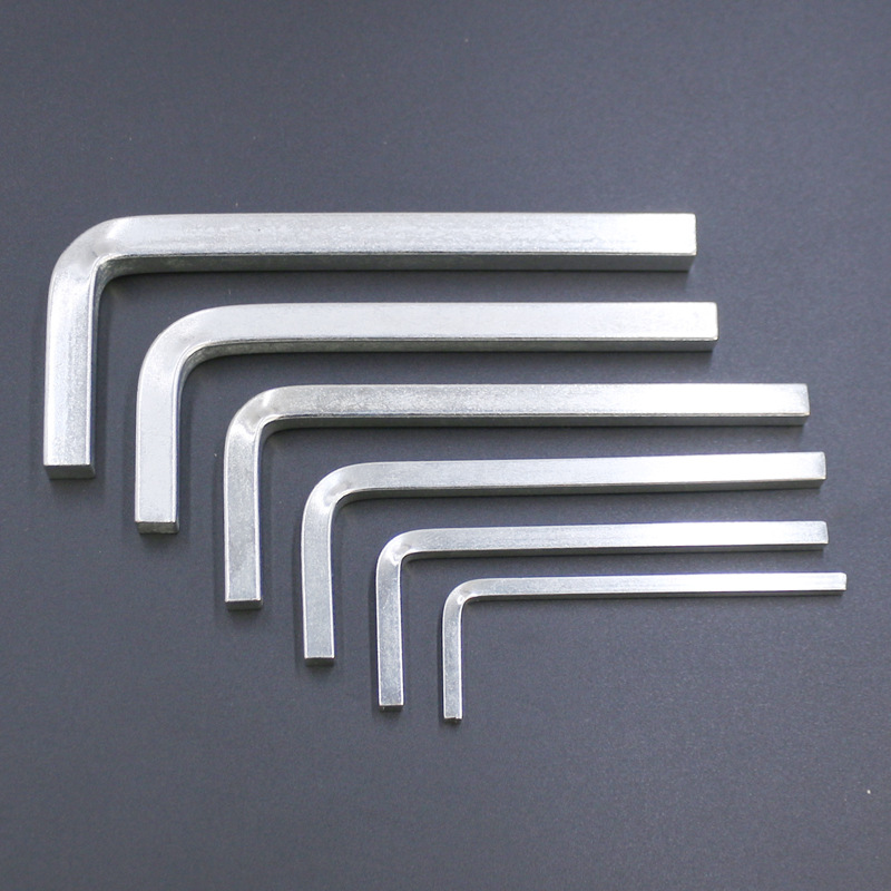 Inner four-corner L-shaped wrench, 3 to 10mm, square wrench for doors and Windows, four-corner screwdriver, car oil drain wrench full figure