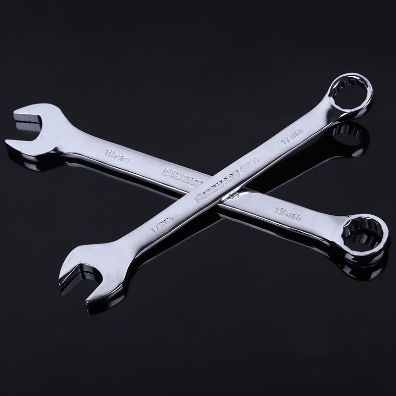 Wholesale Dichuang mirror surface dual-purpose wrenches, multi-specification open-end dual-purpose wrenches, hardware tools, Daimei manual wrenches details Picture