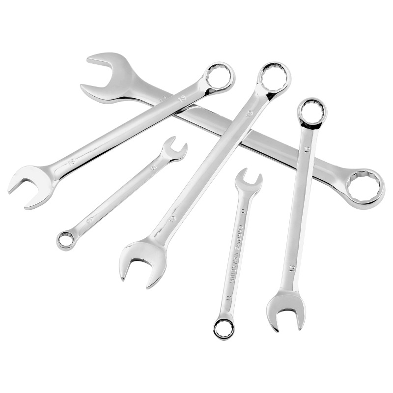 Dual-purpose wrench, double-ended box opening mirror surface manual wrench, hardware auto repair tool, fixed wrench, 6-32 small wrench Item Picture