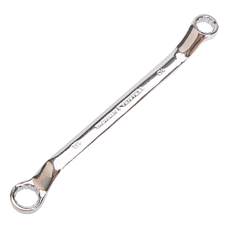 Tongli box wrench, double-ended chromium-vanadium steel thickened high-hardness manual tool, 45# steel mirror-polished box wrench Item Picture