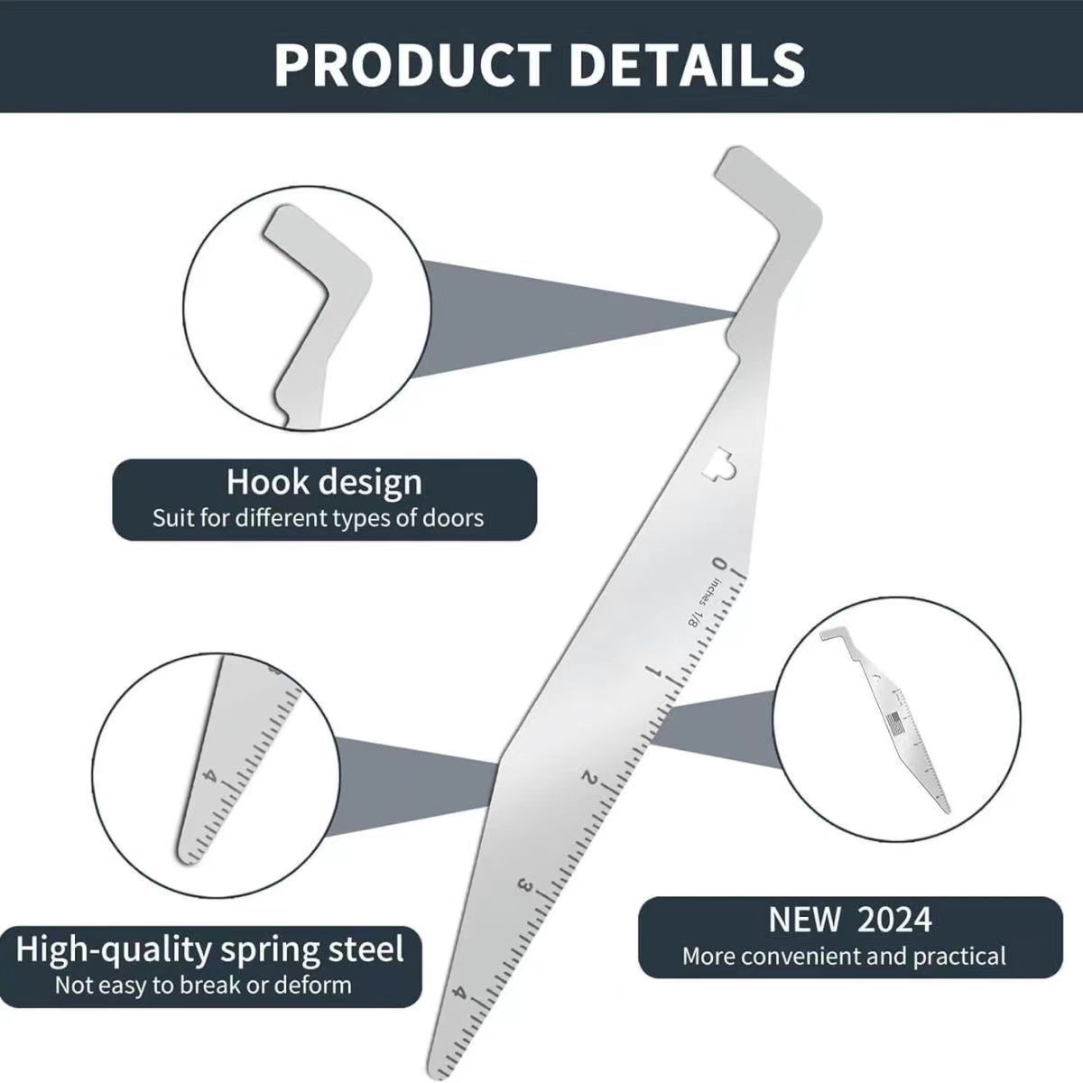 The manufacturer wholesals the new type of universal fire lever for opening security doors, household manual door gap clamps and tools for picking keys details Picture