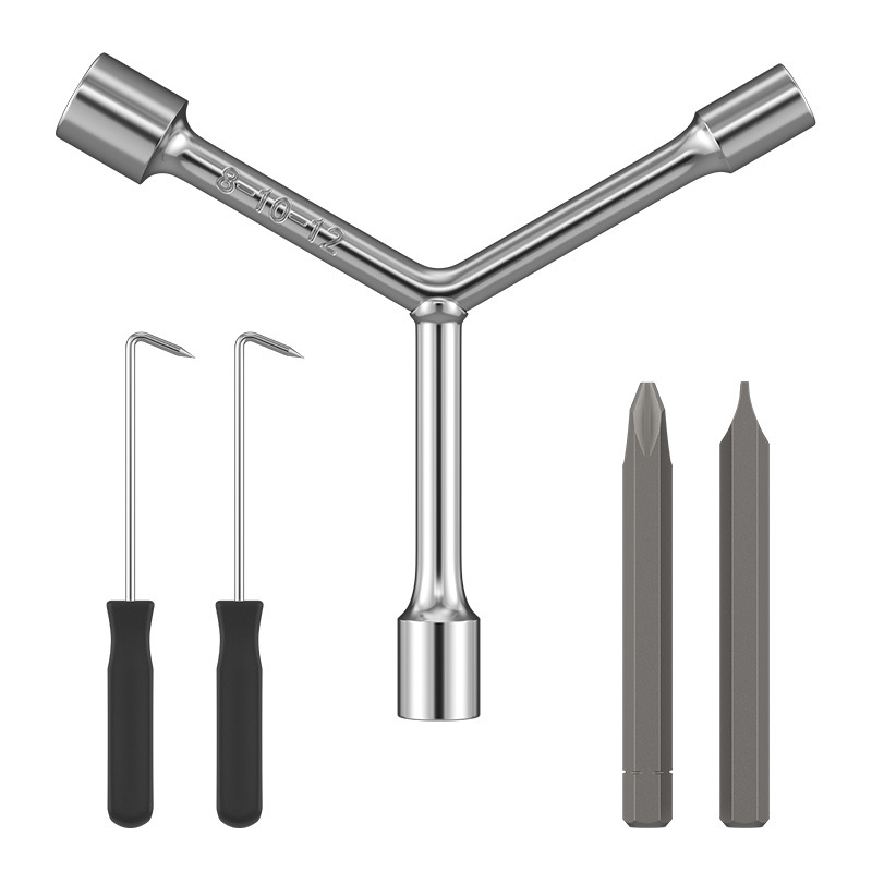 Special tools for disassembling washing machines: multi-functional screwdriver, screws for removing the inner drum of the agitator, cleaning and maintenance, three-pronged wrench Item Picture