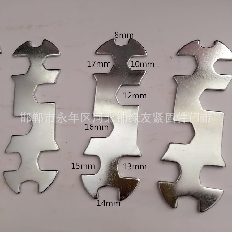 Multi-functional flower plate mountain bike multi-hole wrench maintenance tool, multi-hole plum blossom bicycle hexagon socket wrench full figure