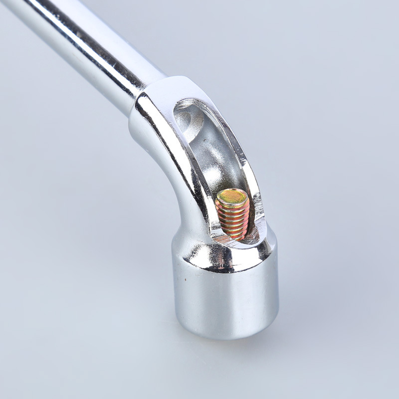 L-shaped milling hole wrench, hexagon socket wrench, double-head socket perforating wrench, seven-shaped pipe wrench, cigarette bag head Specification drawing