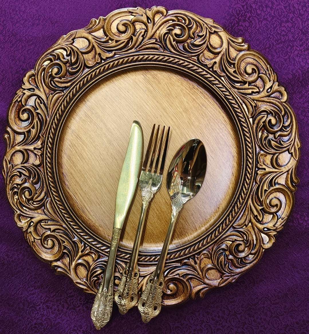 日用百货酒店用品塑料盘子婚庆盘子圣诞盘子 用品多功能家居必备详情图2