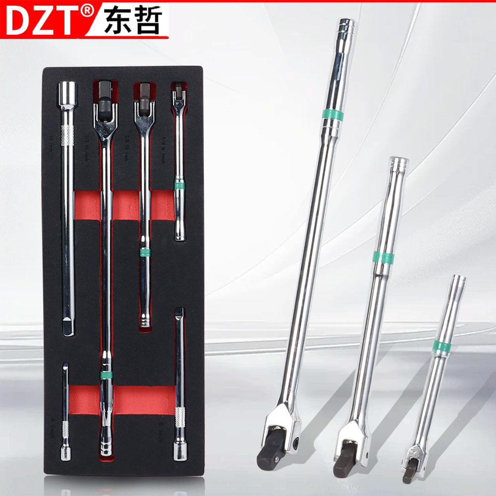 F-rod adjustable wrench extension rod set: Large Fly 1/2, Medium Fly 3/8, Small Fly 1/4 F-rod adjustable wrench set full figure