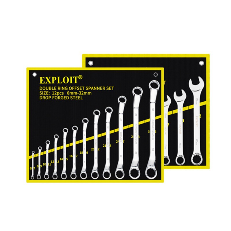 Development Wrench Tool Set, Complete set of plum blossom Wrench tools, Ratchet wrench dual-purpose Open-end wrench set Item Picture
