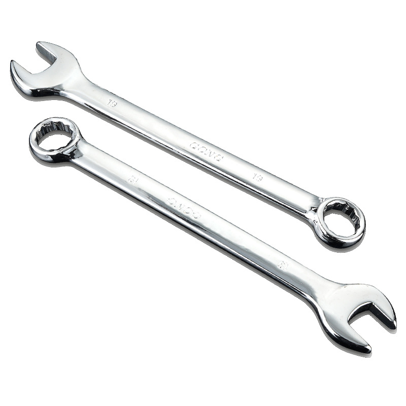 Factory wholesale double-head dual-purpose box wrench, Daimei mirror plate wrench, two-port manual box open-end wrench set Item Picture