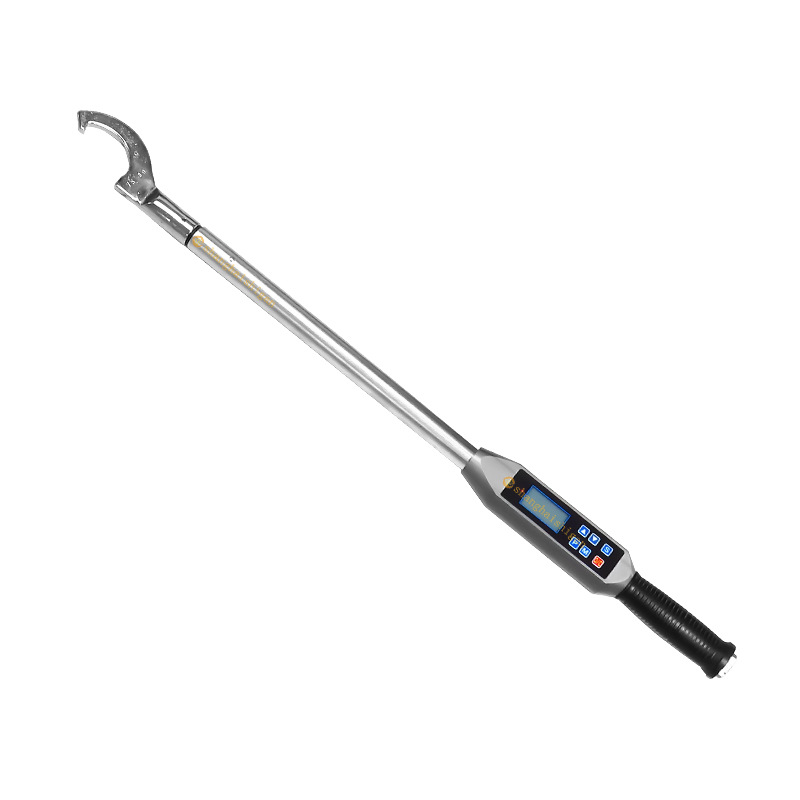 Round nut torque wrench, adjustable hook-type torque wrench, hook head hook-shaped crescent digital display torque wrench details Picture