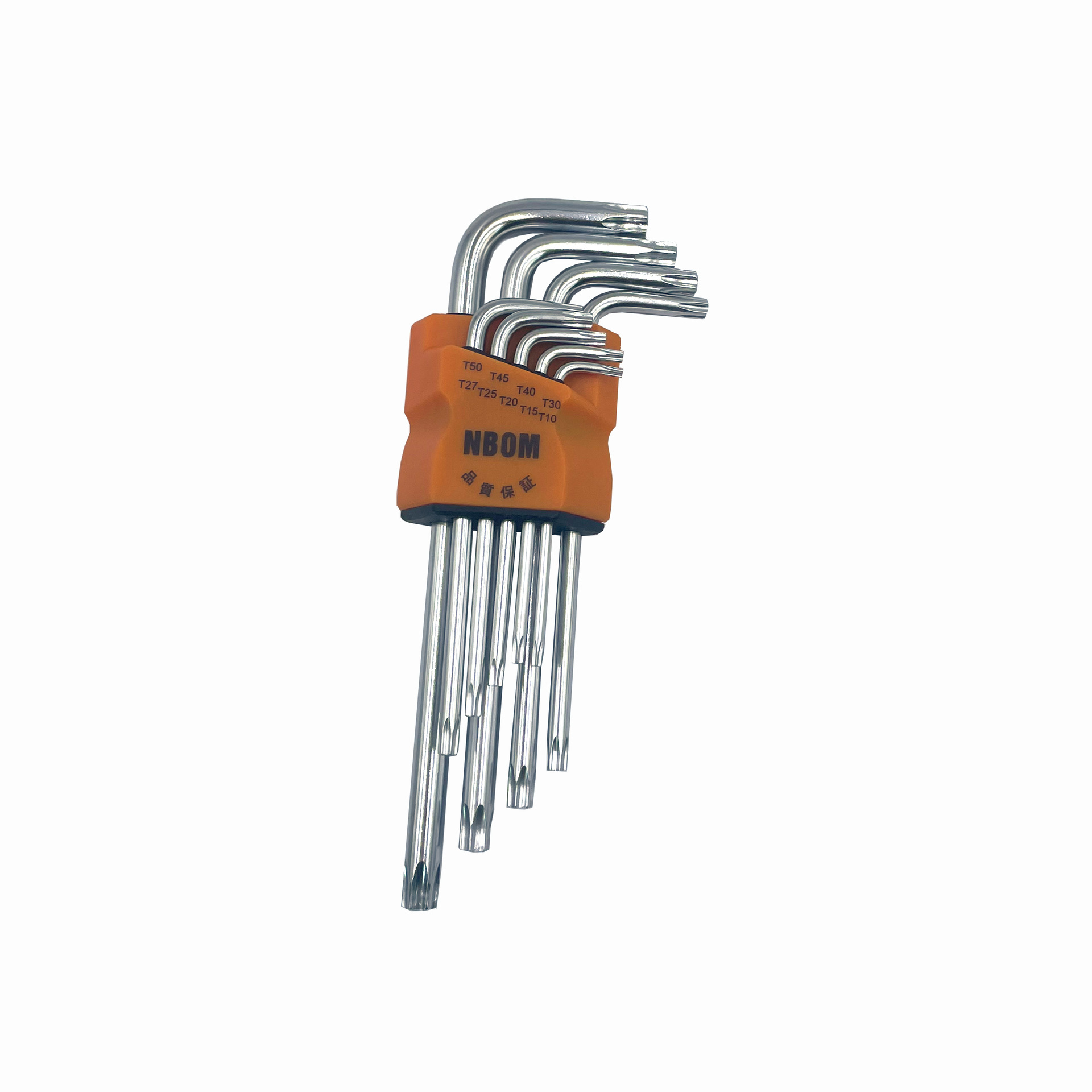 Wholesale discount on 9-piece set of gourd hex socket wrenches, flat head, ball head and plum blossom type screwdriver tools Specification drawing
