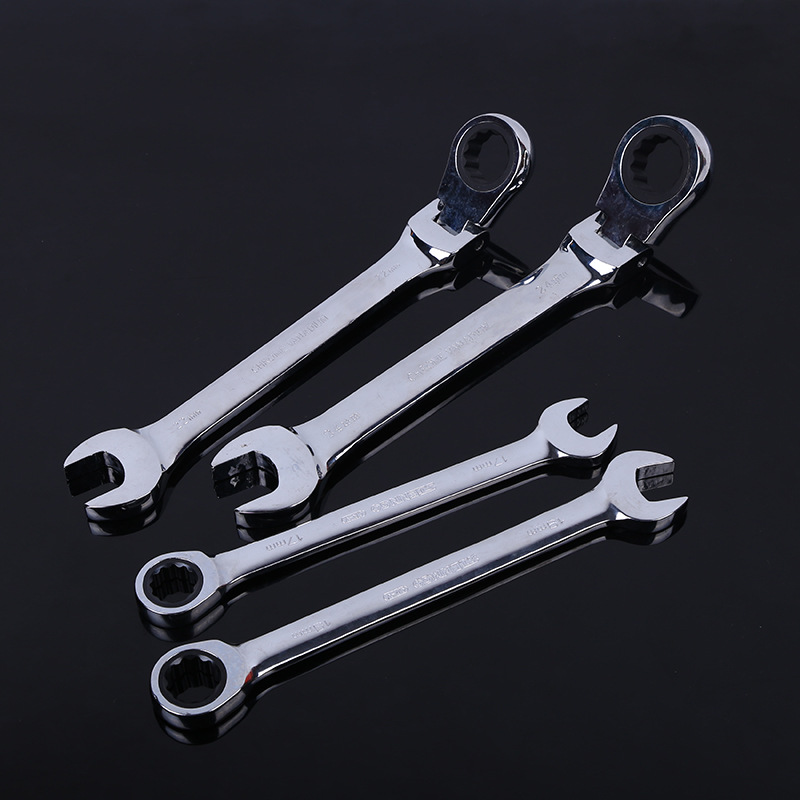 Wholesale of dual-purpose ratchet quick wrenches, straight handle oscillating open-end star-shaped wrenches, and mechanical equipment mirror wrenches from the manufacturer details Picture