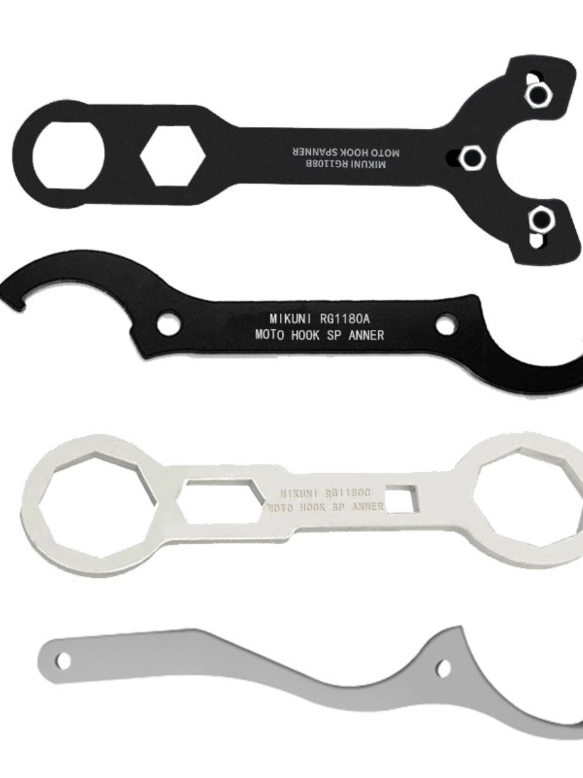 Bode Off-road tein motorcycle front shock absorber wrench saz Front and rear shock absorber soft and hard adjustment hook-shaped crescent wrench details Picture