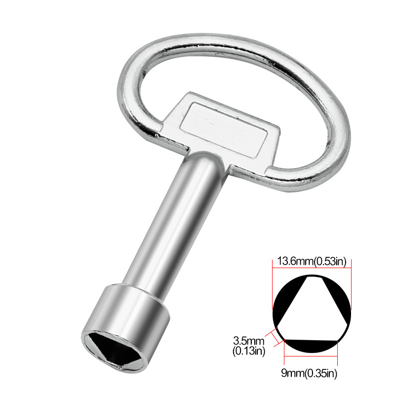 Water valve Angle wrench, cabinet door, elevator door lock valve key, multi-purpose Angle key undefined