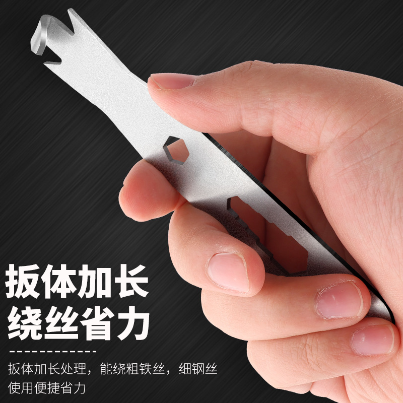 Steel wire binding and iron wire fixing tool, winding iron wire fixator, winding binding tool, greenhouse steel pipe fixing wrench Application Scenario