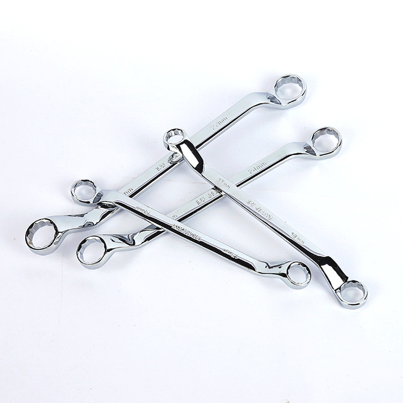 Double-ended box wrench, multi-functional mirror double-ended wrench, chrome-vanadium steel household hardware auto repair wrench set wholesale Application Scenario