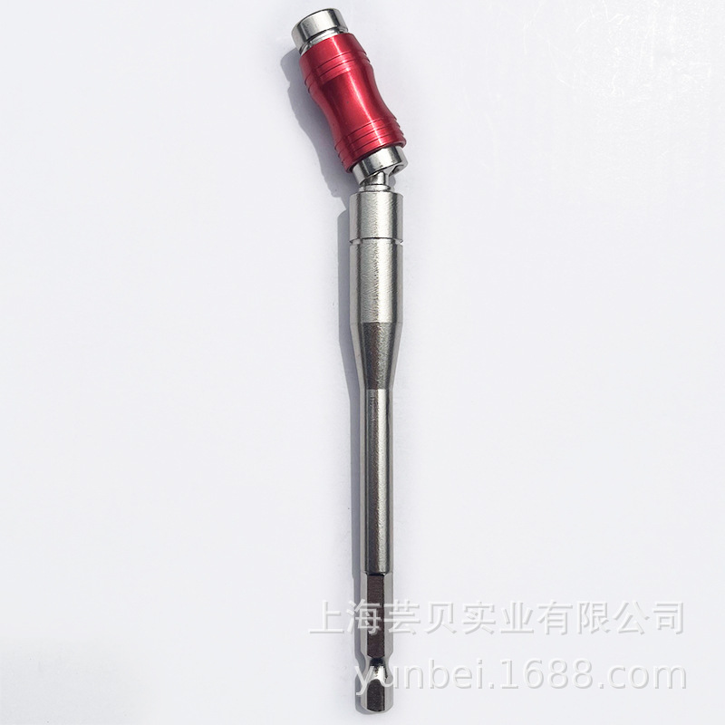 1/4" multi-angle directional extension rod magnetic electric screwdriver, hexagonal handle, 6.35mm screwdriver quick-release undefined