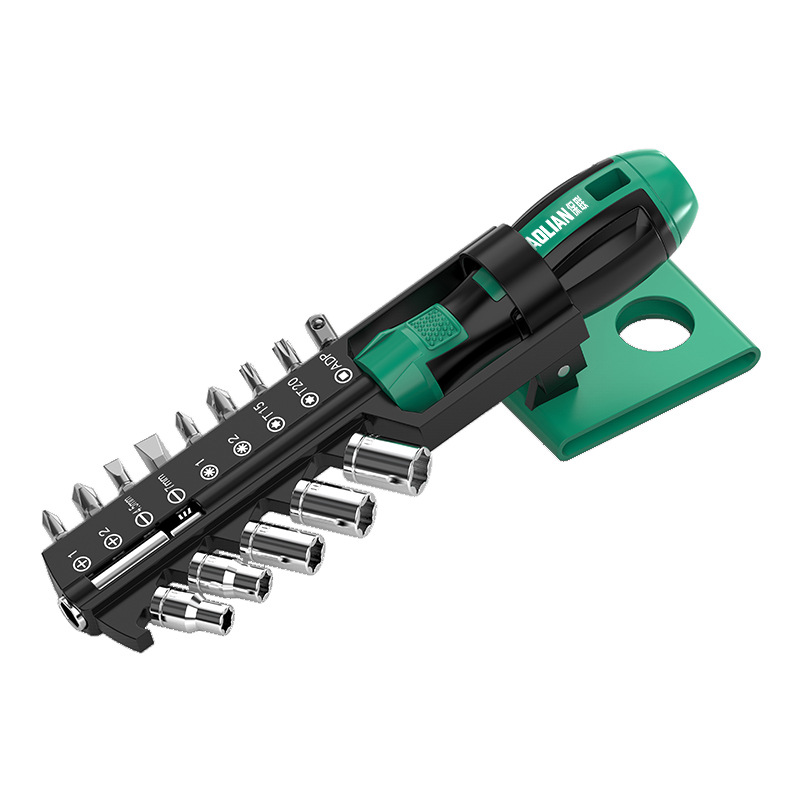 A multi-functional household hexagonal socket screwdriver tool, a set of hexagonal socket wrench and screwdriver Item Picture
