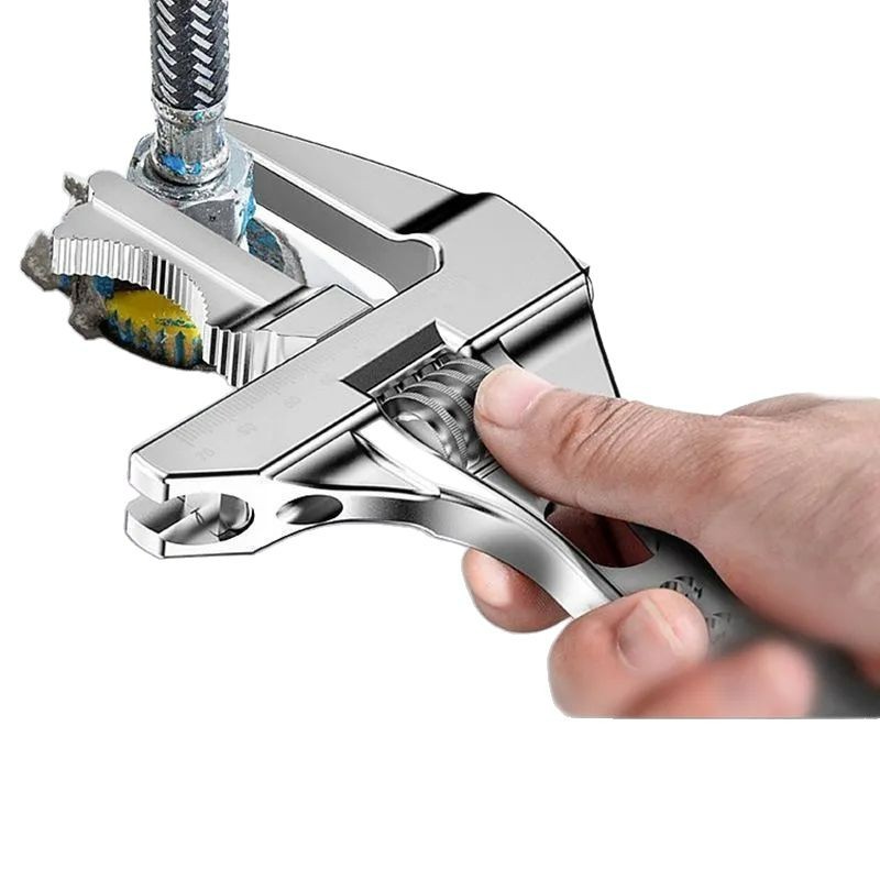 Factory wholesale wrench, multi-functional plumbing installation, large opening faucet special adjustable socket detachable adjustable wrench Item Picture
