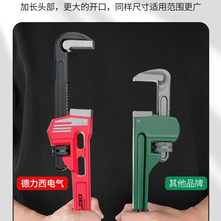 Delixi pipe cutters, universal pipe cutters, multi-functional pipe cutters, universal throat cutters, quick water pipe cutters, pipe wrench, Xinxia Item Picture