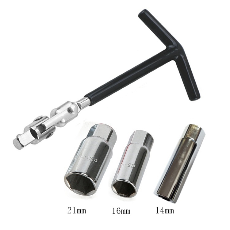Kehong Factory Spark plug socket wrench 4-piece set T-shaped auto repair wrench T-shaped manual tool 16 18 21mm undefined