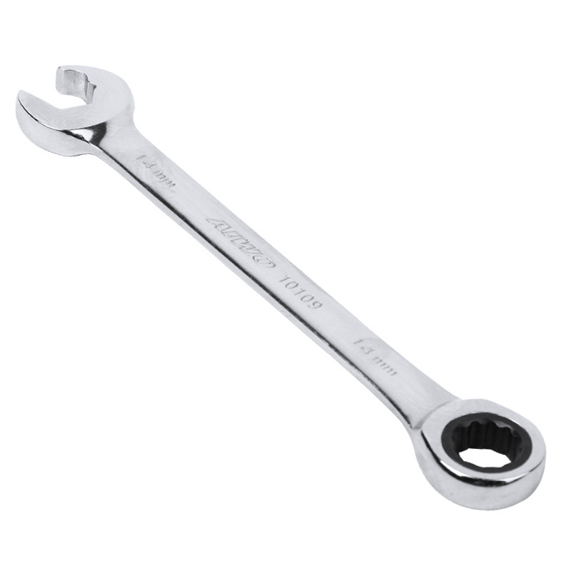 Double-head multi-purpose ratchet open-end quick wrench, metric ratchet manual wrench, mirror dual-purpose ratchet wrench Item Picture