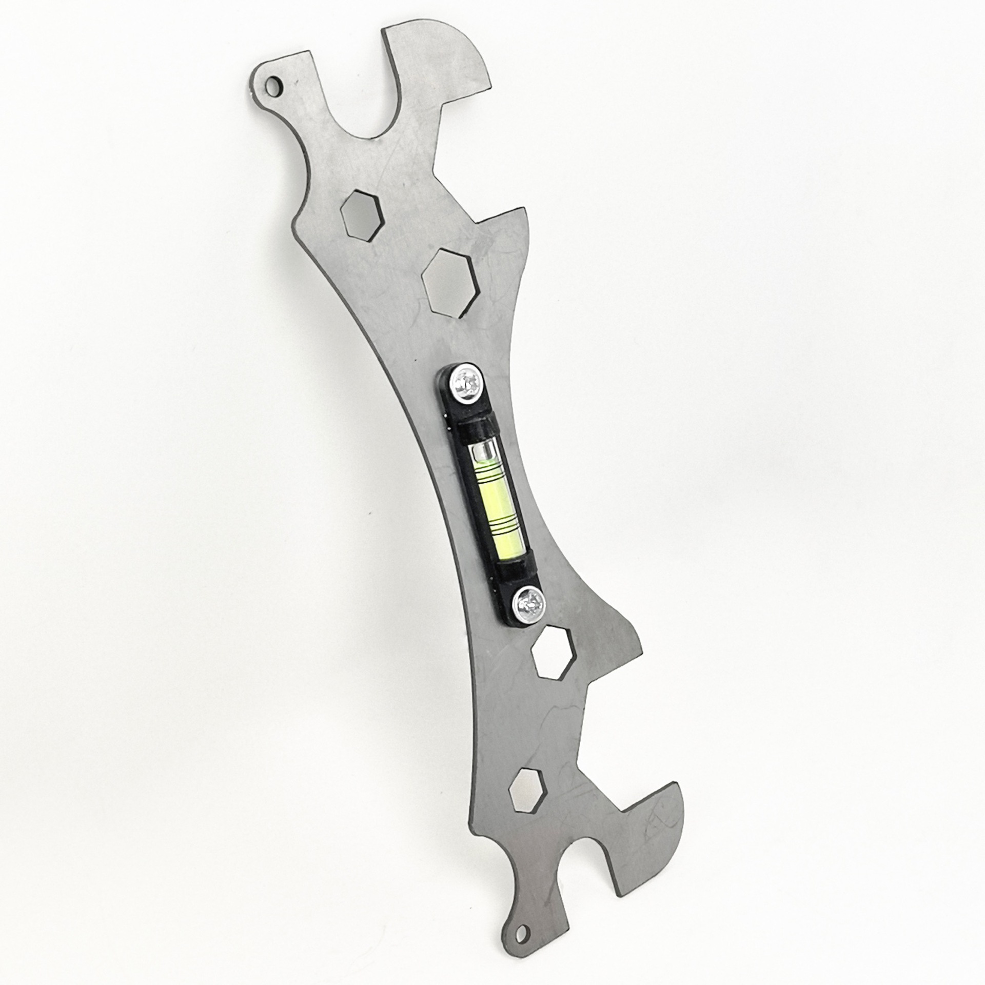 Multi-functional wrench, shower head, shower level, thickened hexagonal wrench, curved foot level, installation, bathroom maintenance Application Scenario