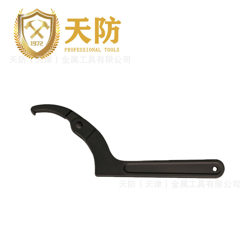 【 Free shipping for orders starting from 5 pieces and small-scale wholesale supported 】 Tianfang steel tools, steel adjustable hook wrenches, one-year warranty full figure