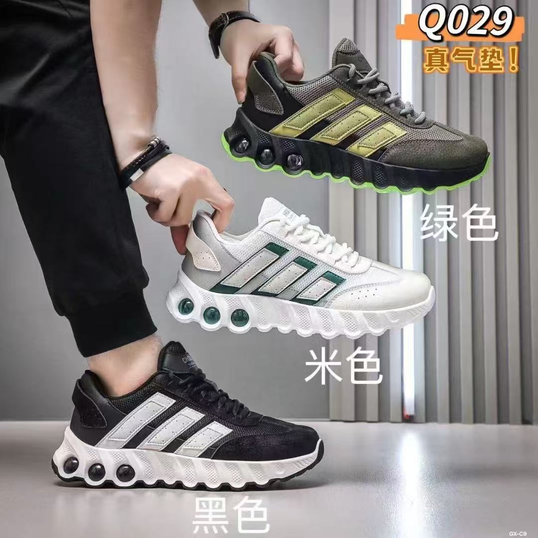 气垫运动鞋男新款透气跑步鞋减震轻便休闲鞋详情5