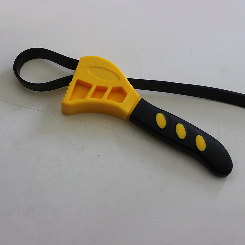 Multi-functional belt wrench, rubber belt wrench, adjustable auto repair filter, multi-purpose wrench, auto repair tool undefined