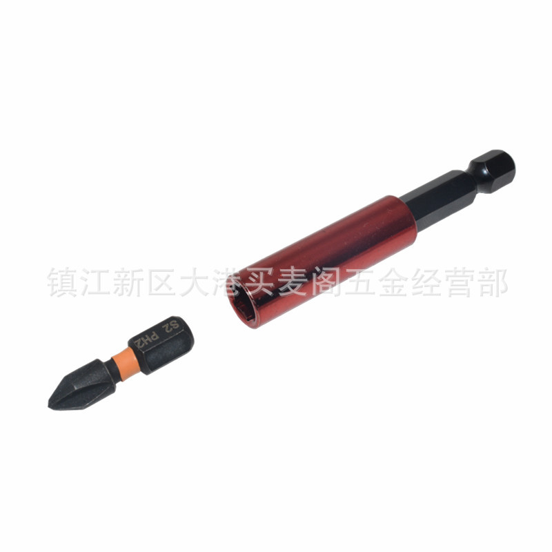 Red hexagon socket socket extension rod, socket socket extension sleeve 1/4 magnetic wind socket connection rod combination Application Scenario