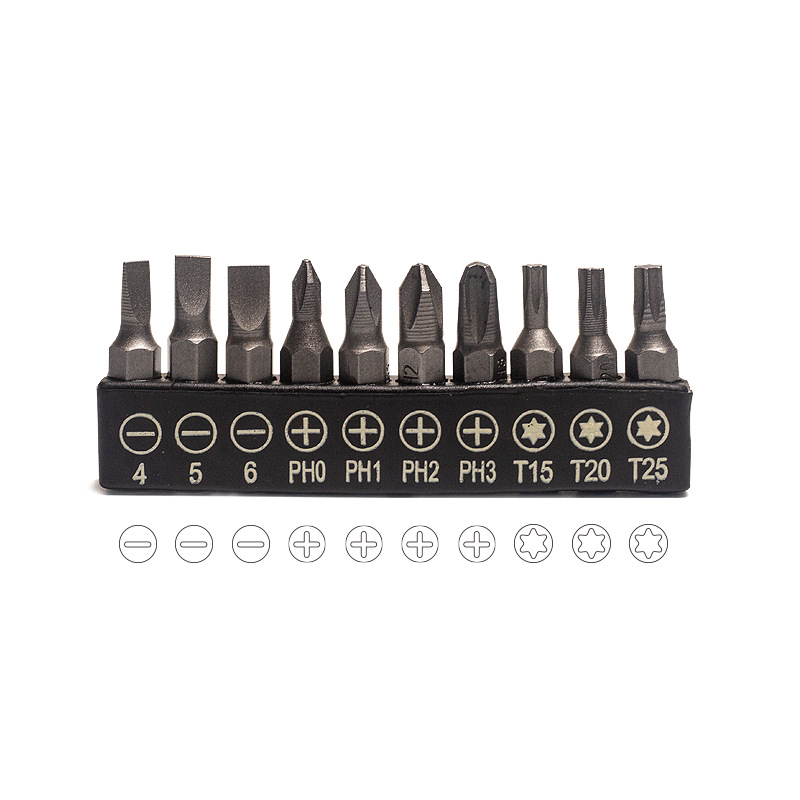 Yunbei 6.35mm manual tool L-shaped socket wrench, double-head hexagon socket wrench, screwdriver head tool undefined