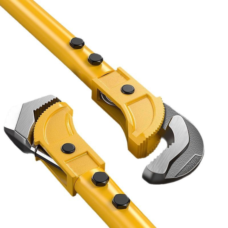 Quick steel bar straight thread universal heavy-duty water pipe torque socket universal wrench multi-functional tool Item Picture