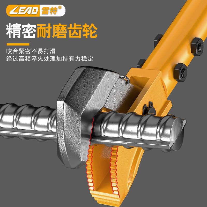 Quick steel bar straight thread universal heavy-duty water pipe torque socket universal wrench multi-functional tool Specification drawing