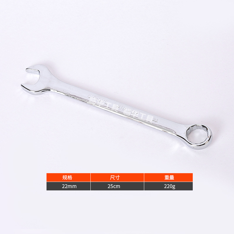Mirror box open-end dual-purpose wrench, dumb box wrench tool set, open-end box wrench, open-end box wrench undefined