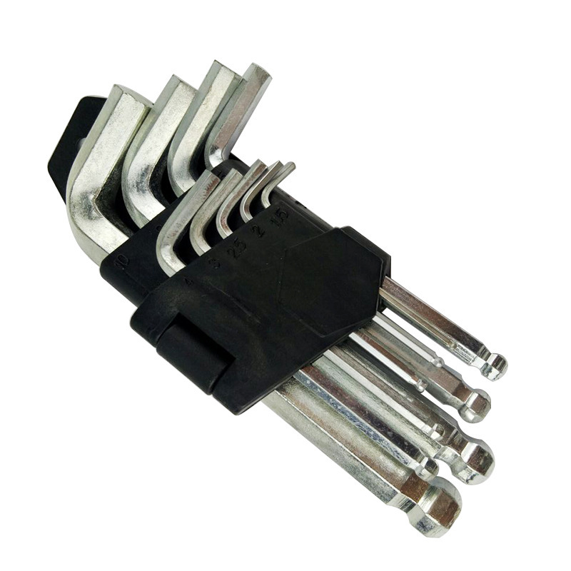 The 9PC flat head ball end box wrench made of carbon steel and galvanized is selling well on e-commerce platforms Application Scenario