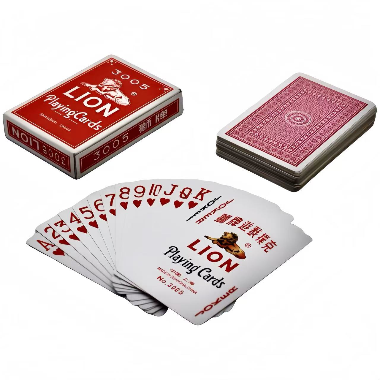 飞轮扑克868 狮牌扑克3005 源头工厂 厂家直销 外贸精品详情7