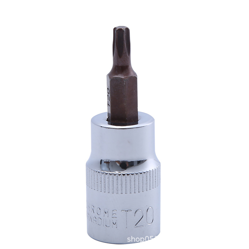 3/8 Zhongfei screwdriver sleeve manual screwdriver sleeve, hexagon socket, plum blossom cross, one-character cross, 10mm screwdriver head Item Picture