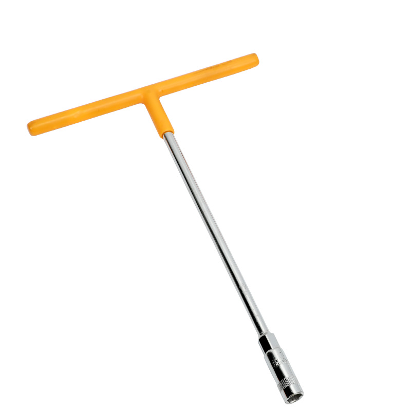 Plastic-coated large T-shaped wrench, car lengthening labor-saving T-shaped wrench, manual repair 5-yuan store hexagon wrench Item Picture