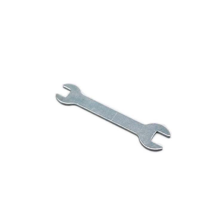 Wholesale of stamped open-end wrenches, thick iron sheet wrenches, double-ended open-end fixed wrenches and bicycle wrenches from the manufacturer Specification drawing