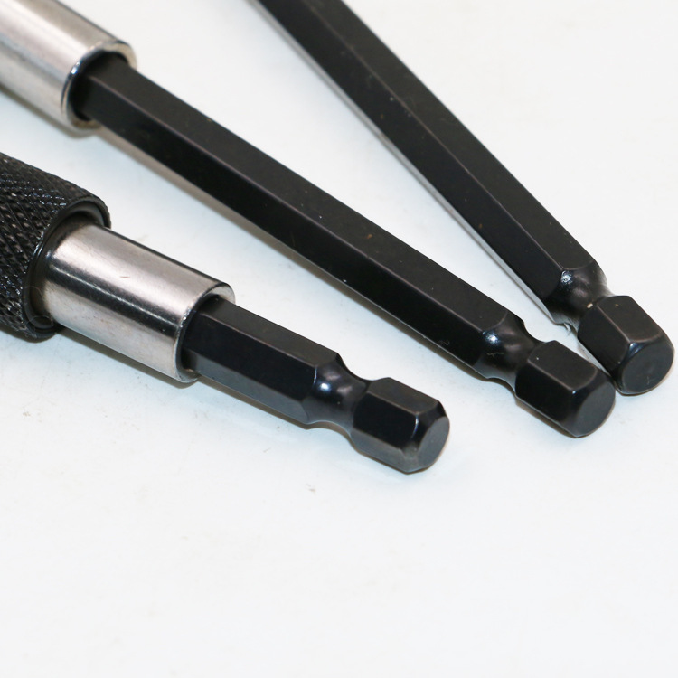 Cross-border hexagonal quick-release self-locking connecting rod extension rod, electric drill screwdriver extension quick transfer rod, batch head extension rod Application Scenario