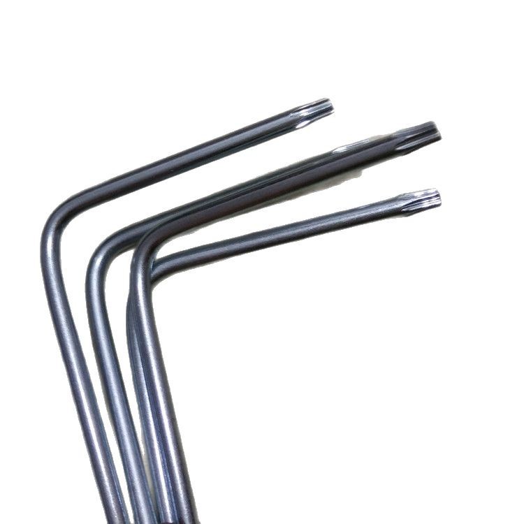 Cross-shaped star-shaped brake screw wrench, car mudguard tool, 45# steel non-hole plum blossom hardware wrench Item Picture