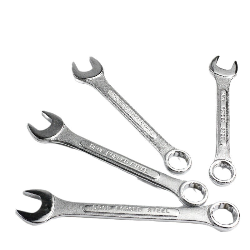 Manufacturer's dual-purpose wrench with ribbed ribs, manual wrench 6/8/10, dual-purpose wrench with plum blossom opening, Daimei wrench Item Picture