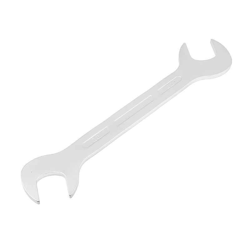 Double-head ultra-thin extended 45-degree fixed fixed-head frosted side-opening wrench set with special-shaped cloth bag combination Item Picture