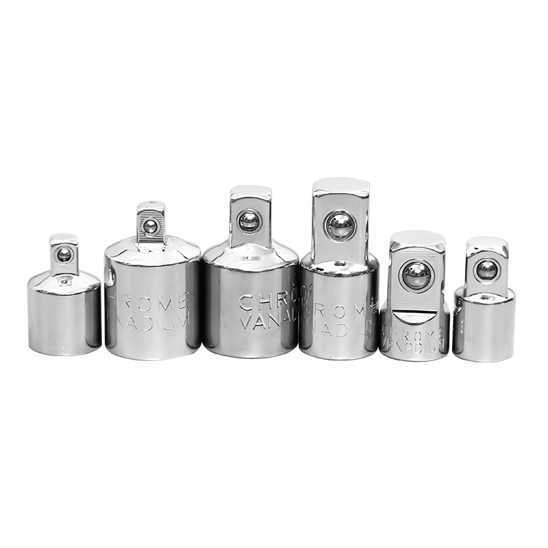 CRV socket adapter 1/2 to 3/8 to 1/4 ratchet wrench adapter for large, medium and small fly conversion connection Item Picture