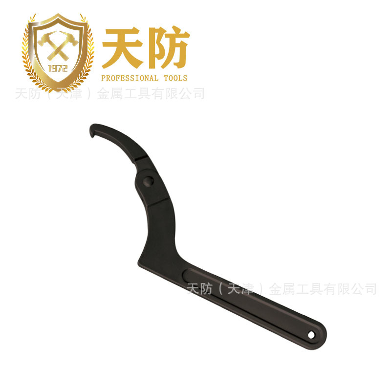 【 Free shipping for orders starting from 5 pieces and small-scale wholesale supported 】 Tianfang steel tools, steel adjustable hook wrenches, one-year warranty details Picture