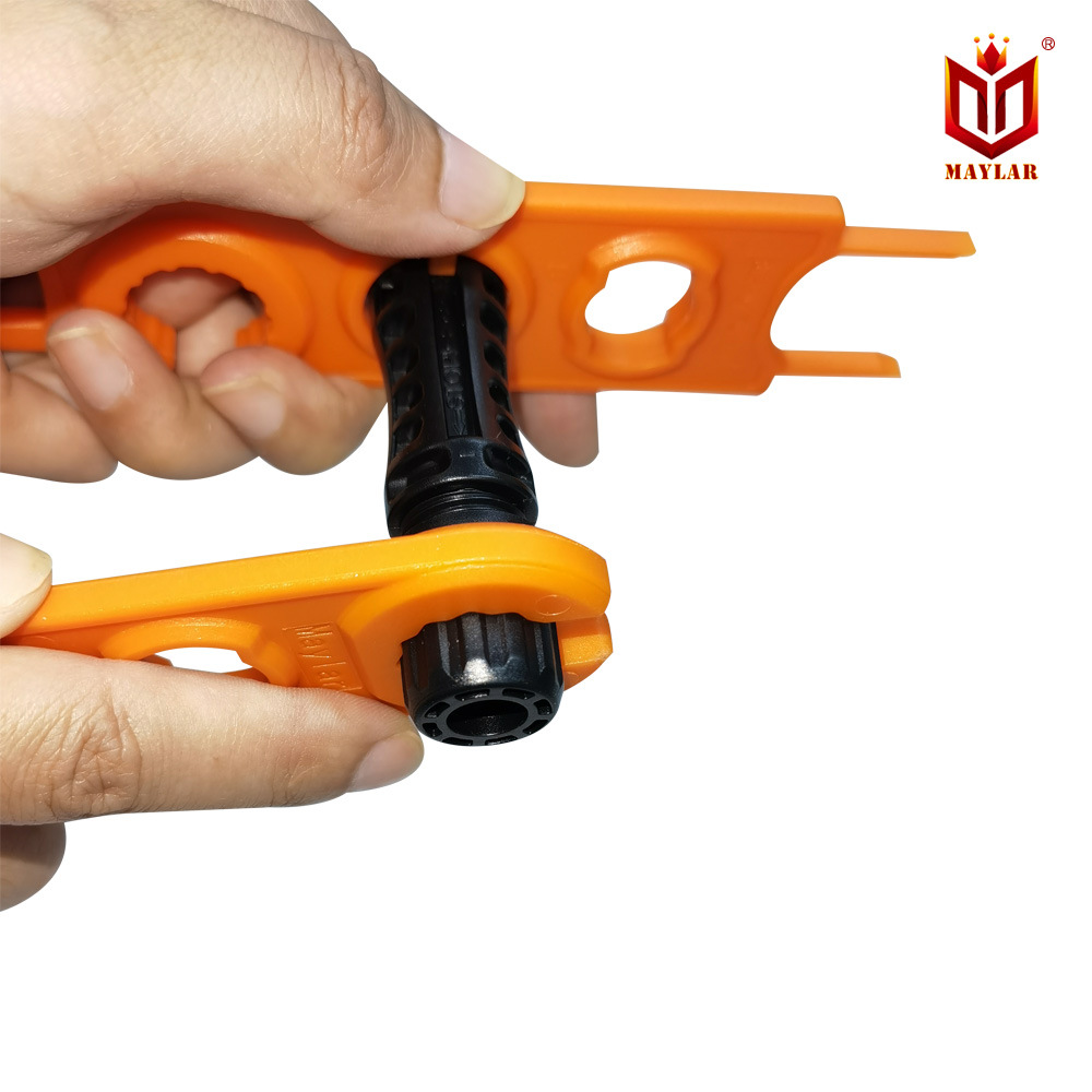 The best-selling MC4 photovoltaic wrench Sunny twins on Amazon is applicable to all series of products of Meihua and holds patents in Europe and China Specification drawing