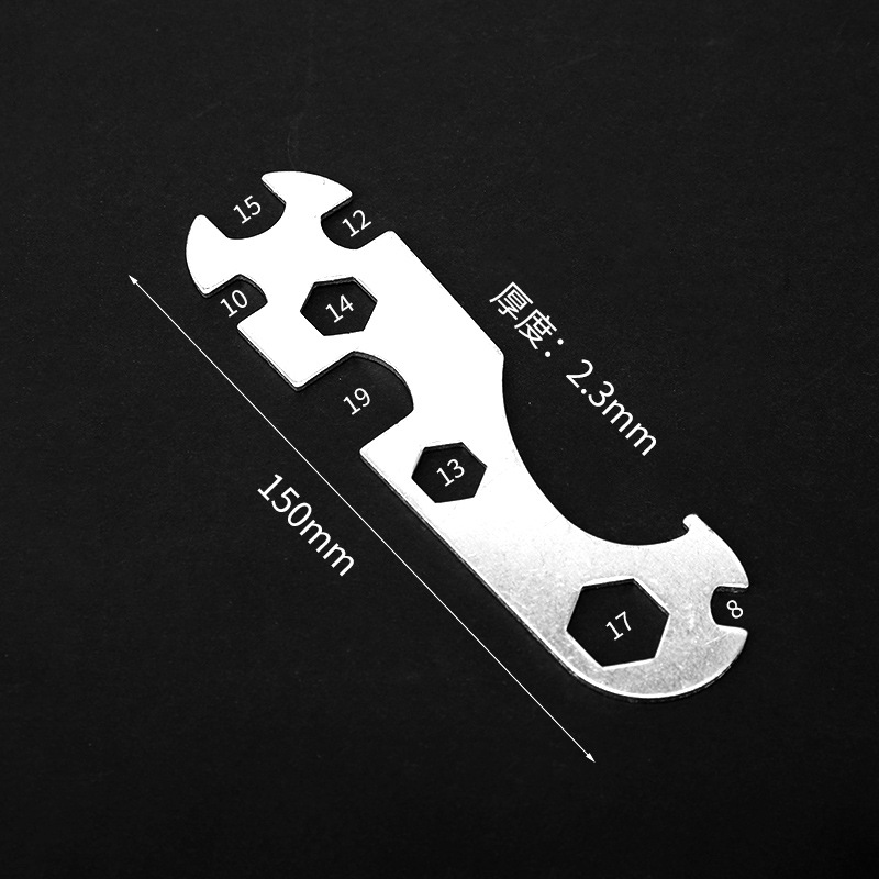Multi-functional stamping open-end wrench, round and square welded cross screwdriver, stamping wrench manufacturer direct supply undefined