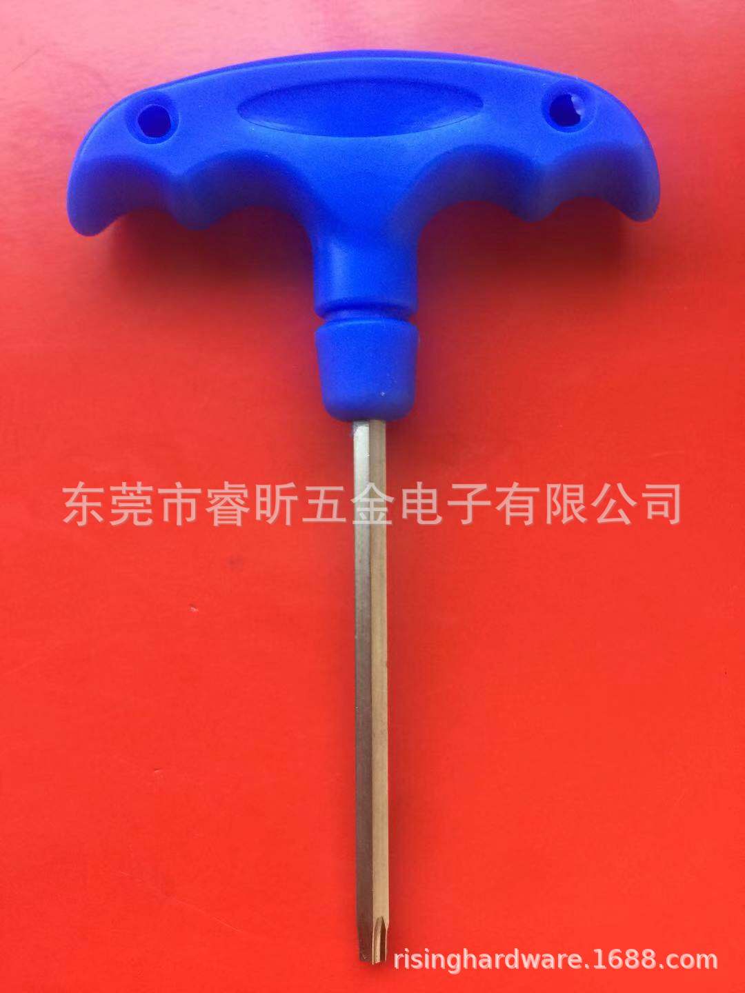 Factory direct sales of various specifications of T-shaped plastic hex socket wrenches and metric hex socket wrenches Specification drawing
