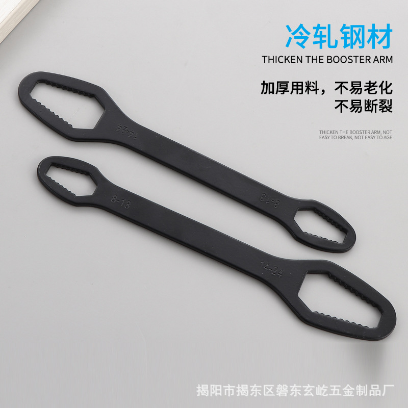 New multi-functional box wrench, double-head self-tightening spectacle wrench tool set and adjustable wrench from German Seiko Application Scenario